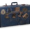 vintage suitcases blue