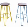 Hairpin-Stool2–-Yellow-with-Natural-Wood-Seat