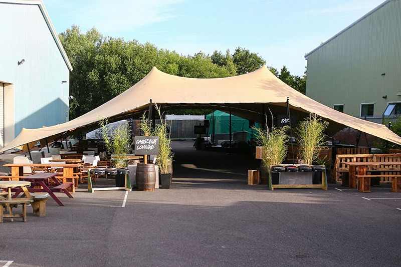 Stretch tents for hire