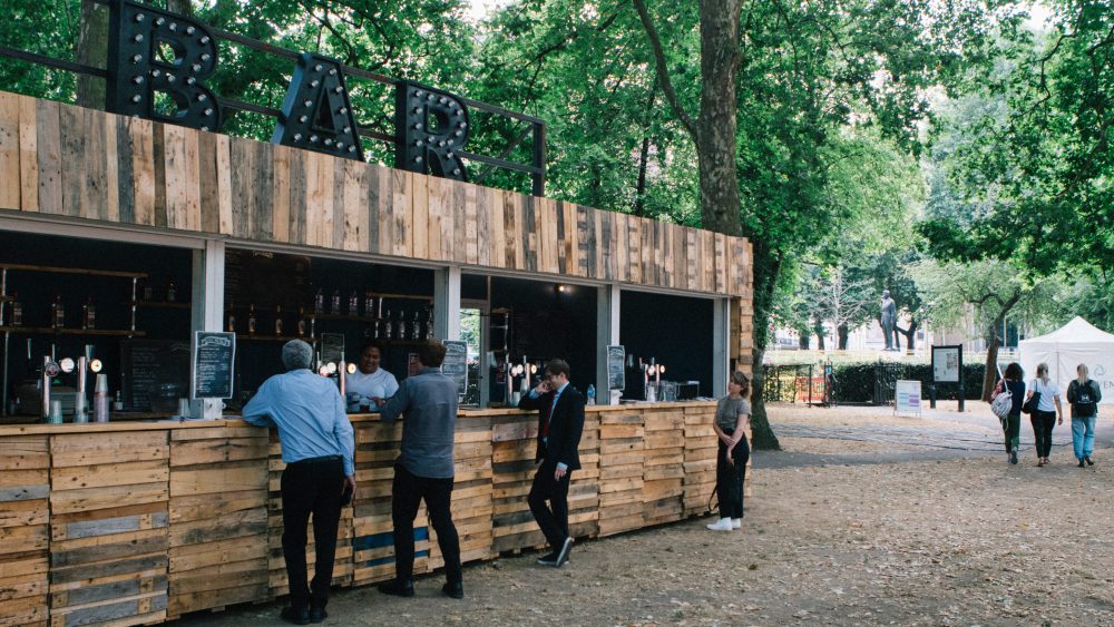 Pop Up Container Bar For Hire