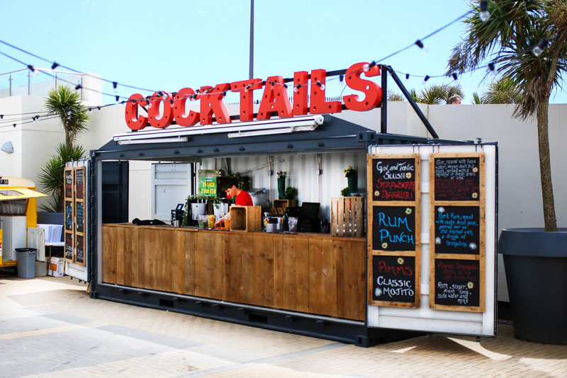 20ft Converted Shipping Container Bar